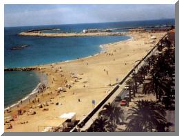 Vinars Stadt (Sandstrand El Forti, Promenade)